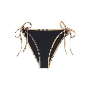 Burberry Women Slip Bikini Con Bordi Check
